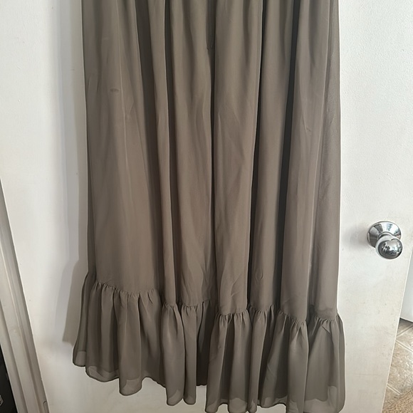 EUC Birdy Grey Michelle Chiffon Dress in Sage - Picture 7 of 7